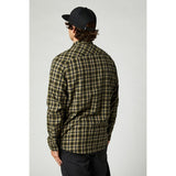 Reeves LS Woven Shirt - Olive Green