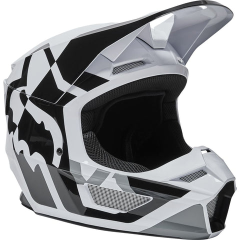 Youth V1 Lux Helmet - Black/White