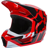 Youth V1 Lux Helmet - Fluorescent Red
