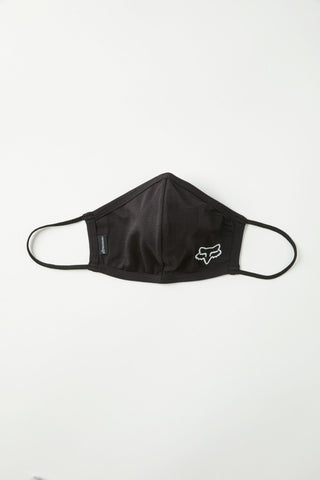 Youth Fox Face Mask - Black