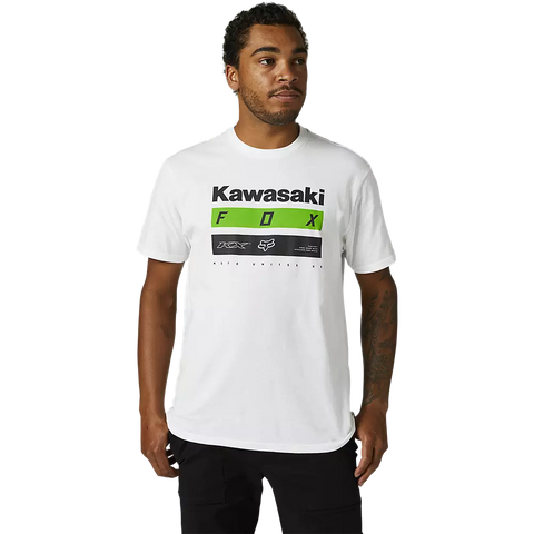 Kawasaki Stripes S/S Premium Tee - Optic White