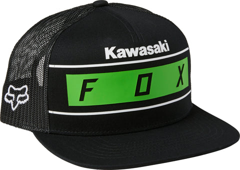 Kawi Stripes Snap-Back Hat - Black