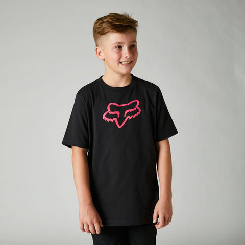 Youth Legacy SS Tee - Black/Pink
