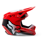 Youth V1 Toxsyk Helmet DOT/ECE - Fluorescent Red