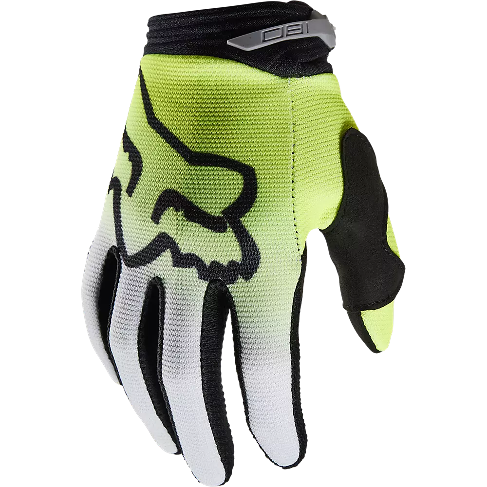 Green dirt top bike gloves