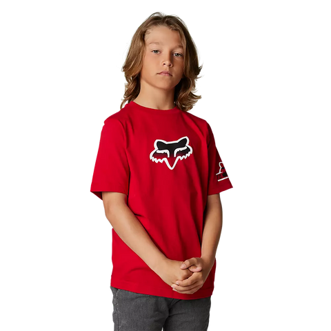 Youth Vizen S/S Tee - Flame Red