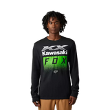 Fox X Kawasaki L/S Premium Tee - Black