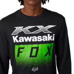 Fox X Kawasaki L/S Premium Tee - Black