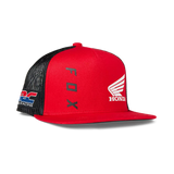 Youth Fox X Honda Snapback Hat - Flame Red