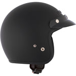 VG200 Open Face Helmet - Solid Matte Black