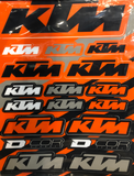 KTM 1 Decal Sheet - 12mm