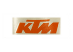 4'' Die-Cut Orange KTM Sticker