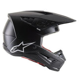 SM5 Solid Matte Black Helmet