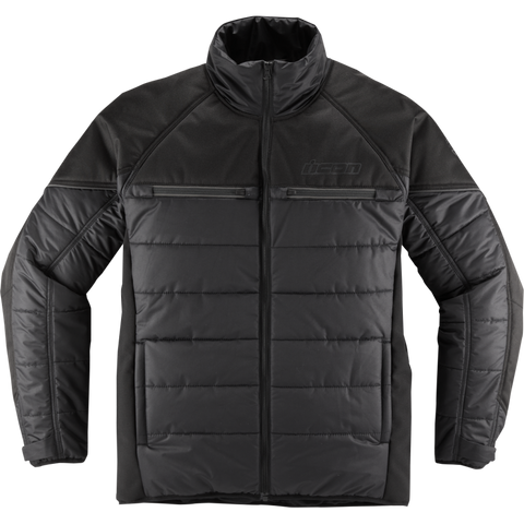 Ghost Puffer Jacket - Black/Charcoal