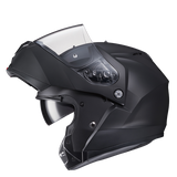 C91 Solid Modular Helmet - Semi-Flat Black