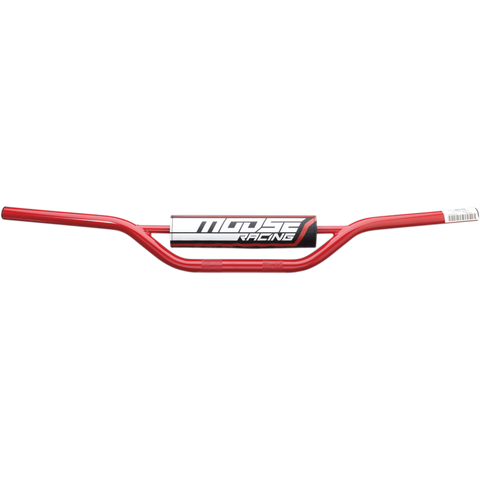 Carbon Steel 7/8" Handlebars W/Bar Pad - CR-Hi - Red