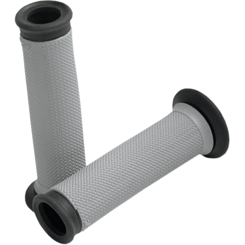 Dual Compound Grips - Full Diamond - Grey/Black - 29mm