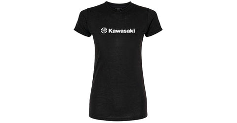 Women's Kawasaki Crew Neck Tee - Black