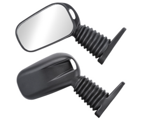Deluxe Bolt-on Mirrors (Pair) with Protector Boot