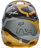 Youth V1 Skew Helmet - Black/Gold