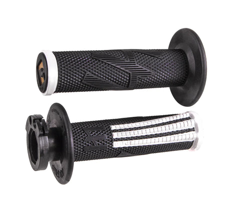 Emig Pro V2 Lock-On Grips - Black/White
