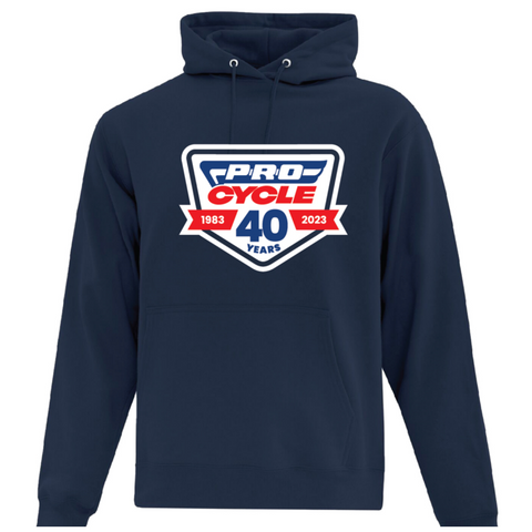 Pro Cycle 40th Anniversary Hoodie - Navy